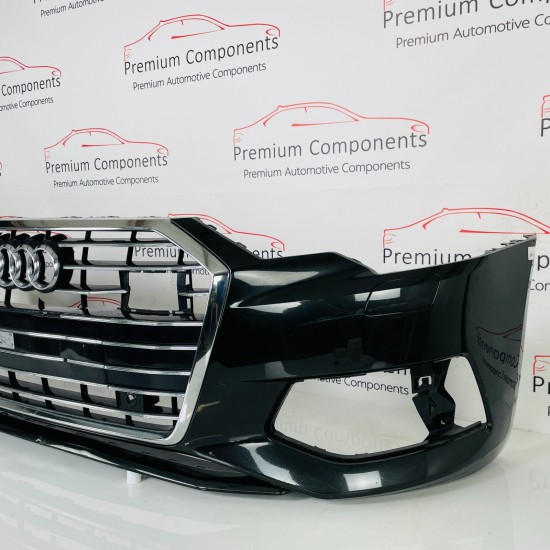 Audi A6 Front Bumper C8 Se Sport Genuine Black 4k0807437 | 2018-2024 [Ba133]