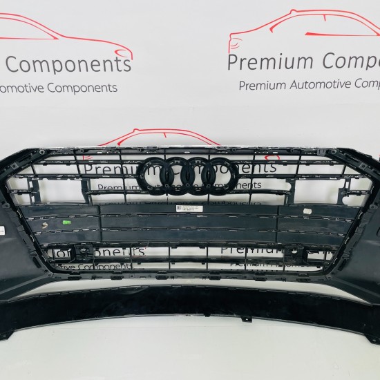 Audi A6 Front Bumper C8 Se Sport Genuine Black 4k0807437 | 2018-2024 [Ba133]
