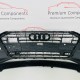 Audi A6 Front Bumper C8 Se Sport Genuine Black 4k0807437 | 2018-2024 [Ba133]