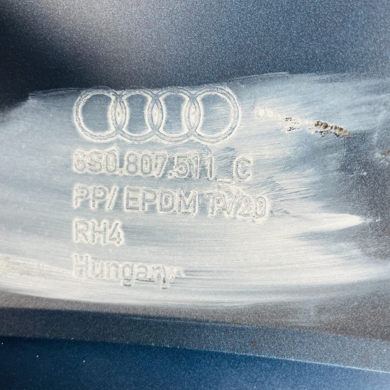 Audi Tt Rear Bumper Tts S Line 8s Mk3 Genuine Blue 8s0807511c | 2014-2019 [aw98]