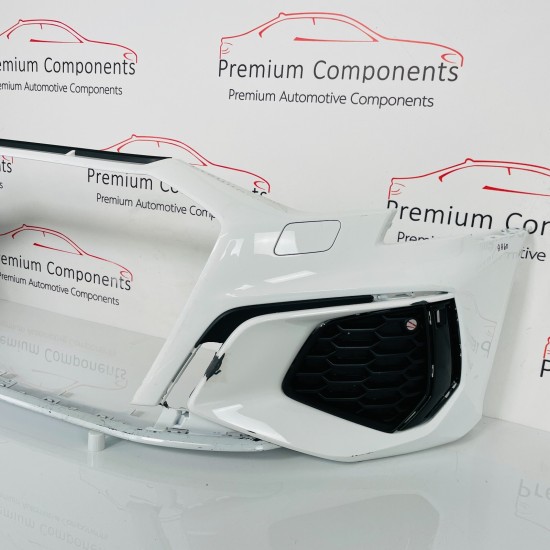 Audi A3 Front Bumper Skin Oem White S Line Hatchback Sportback 2020 - 2024 [aa60 Audi A3 Front Bumper Skin Oem White S Line Hatchback Sportback 2020 - 2024 [aa60