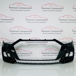 Audi A1 Front Bumper S Line Genuine Black 82a807437f | 2019-2023 [Bb58]
