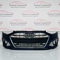 Audi A4 Front Bumper B9 Se Face Lift Blue Genuine 8w0807437a | 2019-2022 [ae10]