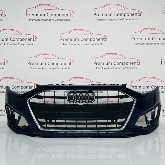 Audi A4 Front Bumper B9 Se Face Lift Blue Genuine 8w0807437a | 2019-2022 [ae10]