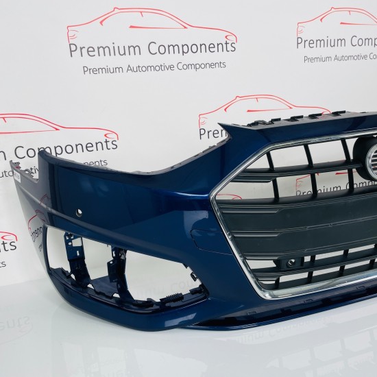 Audi A4 Front Bumper B9 Se Face Lift Blue Genuine 8w0807437a | 2019-2022 [ae10]