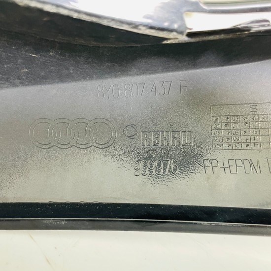Audi A3 Front Bumper S Line Genuine Black 8y0807437f | 2020-2023 [Bc63]