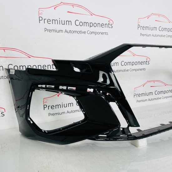 Audi A3 Front Bumper S Line Genuine Black 8y0807437f | 2020-2023 [Bc63]