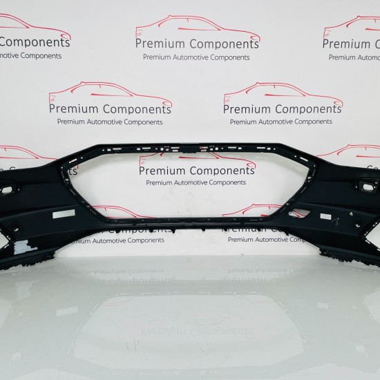 Audi Q8 E Tron Front Bumper Genuine Black 4ke807437 | 2019-2023 [ao74]