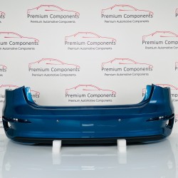 Audi A3 Rear Bumper Saloon S Line Genuine Blue 8y4807511c | 2020–2023 [t21]
