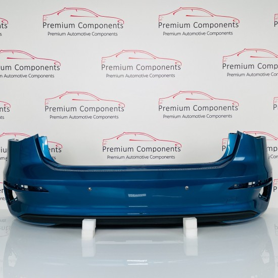 Audi A3 Rear Bumper Saloon S Line Genuine Blue 8y4807511c | 2020–2023 [t21]