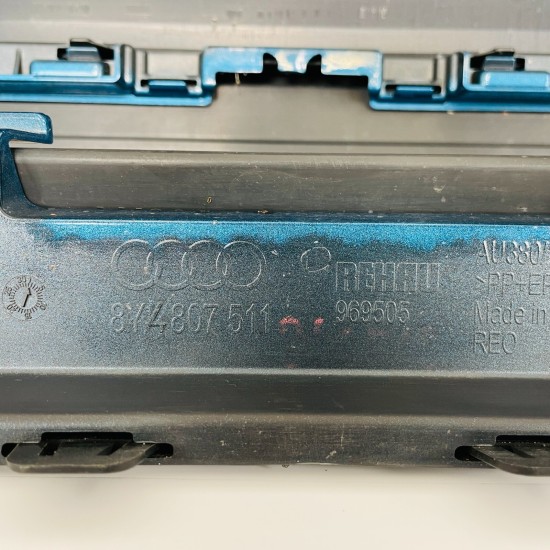 Audi A3 Rear Bumper Saloon S Line Genuine Blue 8y4807511c | 2020–2023 [t21]