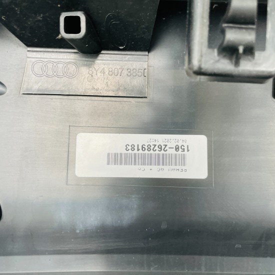 Audi A3 Rear Bumper Saloon S Line Genuine Blue 8y4807511c | 2020–2023 [t21]