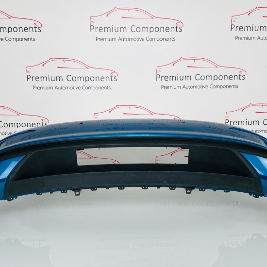 Audi A3 Rear Bumper Saloon S Line Genuine Blue 8y4807511c | 2020–2023 [t21]