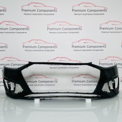 Audi A4 Front Bumper B9 Se Basis Genuine Black 8w0807437ah | 2019-2022 [aj104]