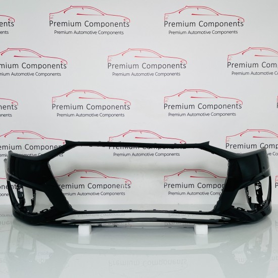 Audi A4 Front Bumper B9 Se Basis Genuine Black 8w0807437ah | 2019-2022 [aj104]