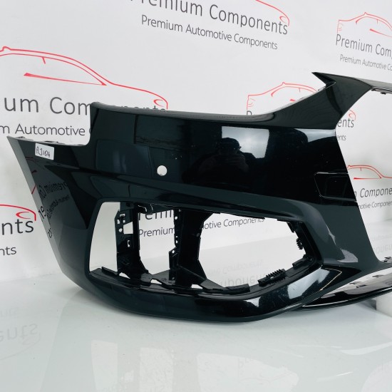 Audi A4 Front Bumper B9 Se Basis Genuine Black 8w0807437ah | 2019-2022 [aj104]