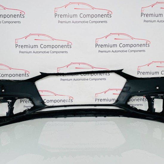 Audi A4 Front Bumper B9 Se Basis Genuine Black 8w0807437ah | 2019-2022 [aj104]