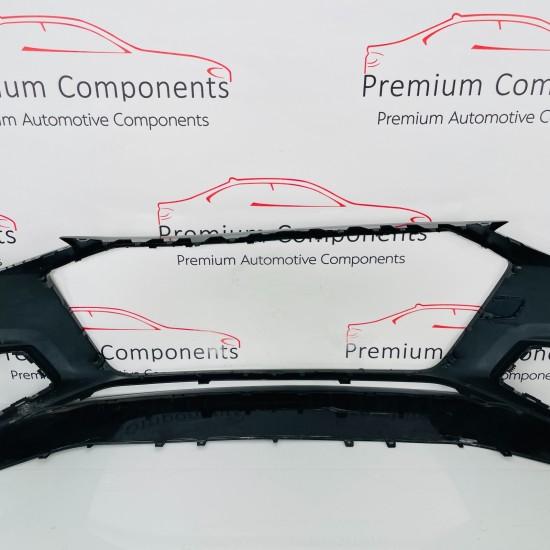 Audi A4 Front Bumper B9 Se Basis Genuine Black 8w0807437ah | 2019-2022 [aj104]