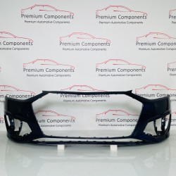 Audi A4 Front Bumper B9 Se Basis Genuine Blue 8w0807437ah | 2019-2022 [Ba155]
