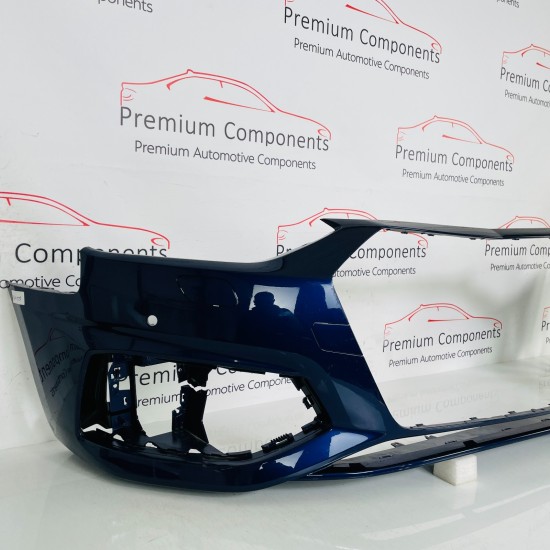 Audi A4 Front Bumper B9 Se Basis Genuine Blue 8w0807437ah | 2019-2022 [Ba155]
