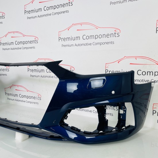 Audi A4 Front Bumper B9 Se Basis Genuine Blue 8w0807437ah | 2019-2022 [Ba155]