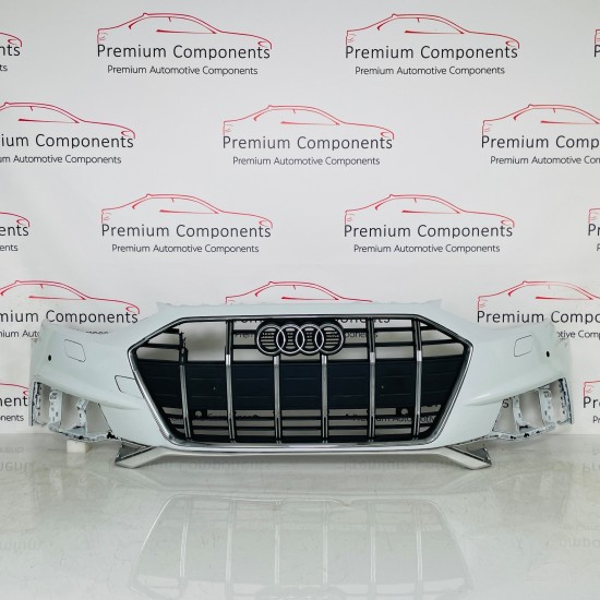 Audi A4 Front Bumper B9 Allroad Genuine White 8w0807437bb | 2019-2024 [Bf107]