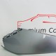 Audi Q4 E-tron Front Bumper Trim Lower Genuine 89a807663a | 2021-2025 [zb55]
