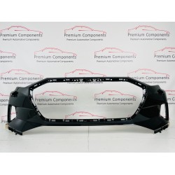 Audi Q8 E Tron Front Bumper Genuine Black 4ke807437 | 2019-2023 [c18]
