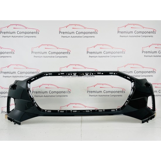 Audi Q8 E Tron Front Bumper Genuine Black 4ke807437 | 2019-2023 [c18]