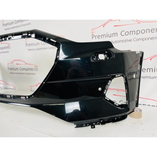 Audi Q8 E Tron Front Bumper Genuine Black 4ke807437 | 2019-2023 [c18]