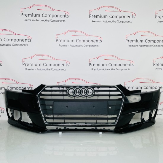Audi A4 Front Bumper B9 Se Basis Genuine Black 8w0807437 | 2015-2018 [Bf144]