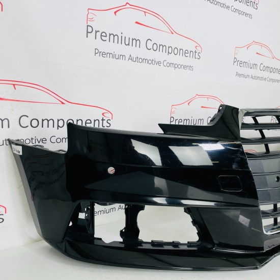 Audi A4 Front Bumper B9 Se Basis Genuine Black 8w0807437 | 2015-2018 [Bf144]