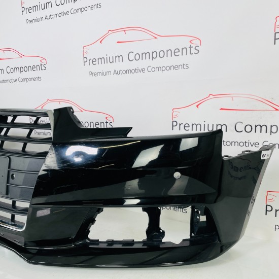 Audi A4 Front Bumper B9 Se Basis Genuine Black 8w0807437 | 2015-2018 [Bf144]