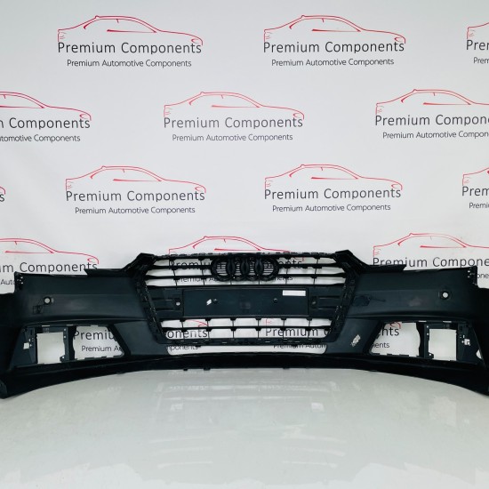 Audi A4 Front Bumper B9 Se Basis Genuine Black 8w0807437 | 2015-2018 [Bf144]