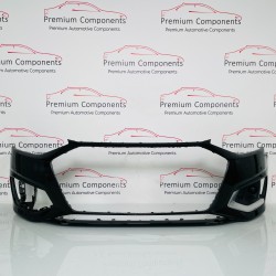 Audi A4 Front Bumper B9 Se Facelift Genuine Black 8w0807437ah | 2019-2022 [al55]
