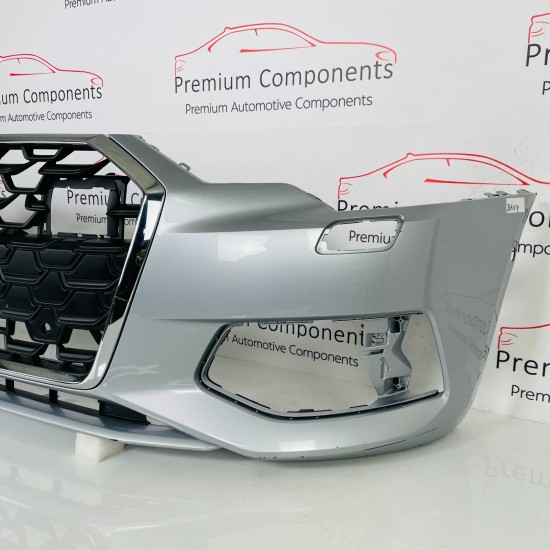Audi A6 Front Bumper C8 Se Sport Genuine Silver 4k0807437 | 2018-2024 [Ba117]