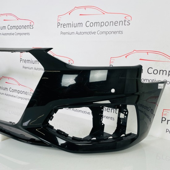 Audi A4 Front Bumper B9 Se Basis Genuine Black 8w0807437ah | 2019-2022 [Ba113]