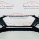 Audi A4 Front Bumper B9 Se Basis Genuine Black 8w0807437ah | 2019-2022 [Ba113]