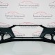 Audi A4 Front Bumper B9 Se Face Lift Genuine Black 8w0807437a | 2019-2022 [aj84]