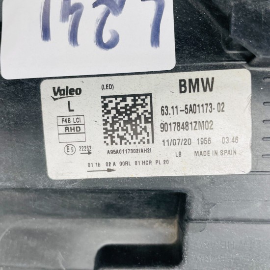 BMW X1 F48 Led Headlight Passenger Side 2019 – 2023 [l241]