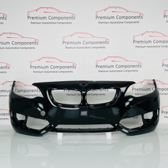 BMW 2 Series Front Bumper Skin Genuine Black F22 F23 Se 2014 - 2021 [aj155]