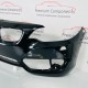 BMW 2 Series Front Bumper Skin Genuine Black F22 F23 Se 2014 - 2021 [aj155]