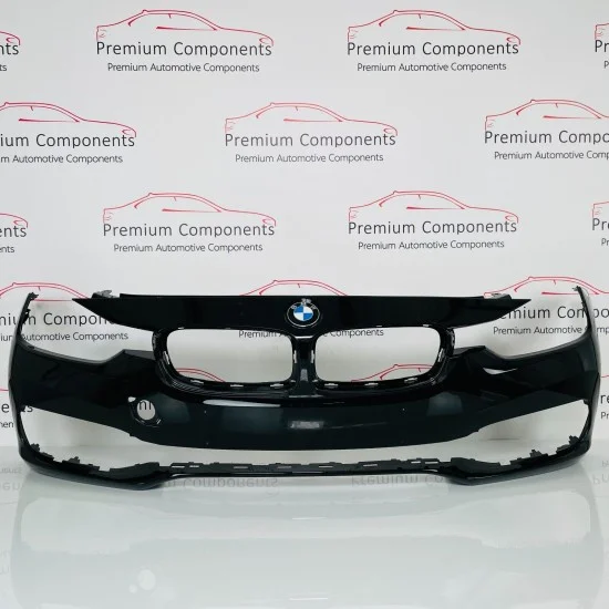 BMW 3 Series Front Bumper Skin Genuine Black F30 F31 Lci Se 2016 – 2019 [aj73]