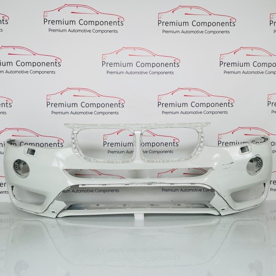BMW X3 Front Bumper Genuine White F25 Face Lift Lci 2014 – 2017 [ak185]