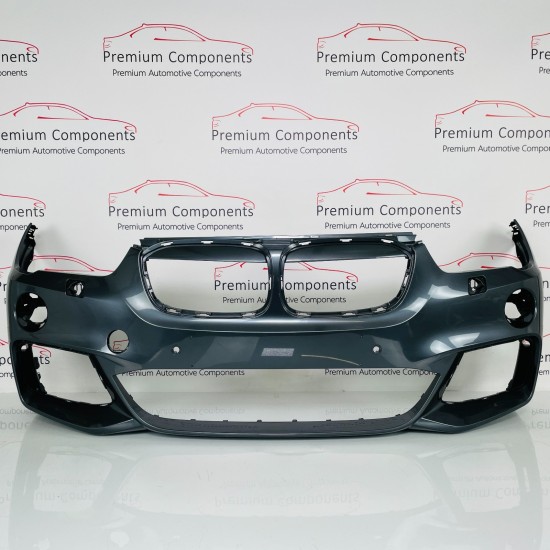 BMW X1 Front Bumper Genuine Grey F48 M-sport With Washer Jets 2014 - 2017 [ao1]