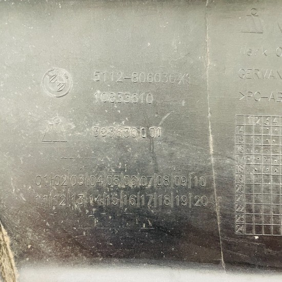 BMW 1 Series Rear Bumper Diffuser Trim M135i M140i M Sport 2016 - 2020 [v118]