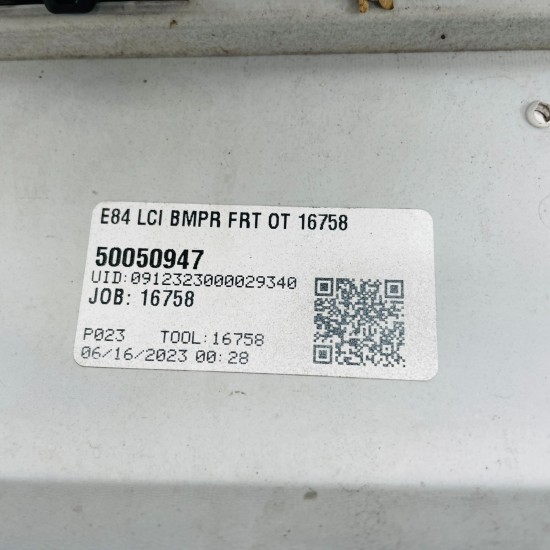 BMW X1 Front Bumper Genuine Silver E84 Se Face Lift 2015 - 2019 [ao52]