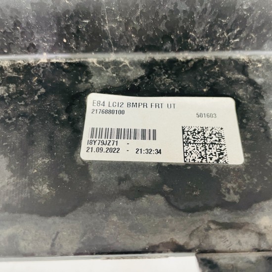 BMW X1 Front Bumper Genuine Silver E84 Se Face Lift 2015 - 2019 [ao52]