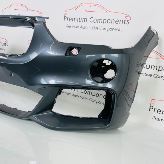 BMW X1 Front Bumper Genuine Grey F48 M-sport With Washer Jets 2014 - 2017 [ao1]