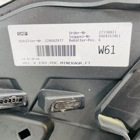 BMW Z4 Front Bumper E89 Se Genuine Mineral Grey With Pdc & Jets 2009 – 2015